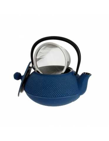 Théière Arare Bleue Argenté...
