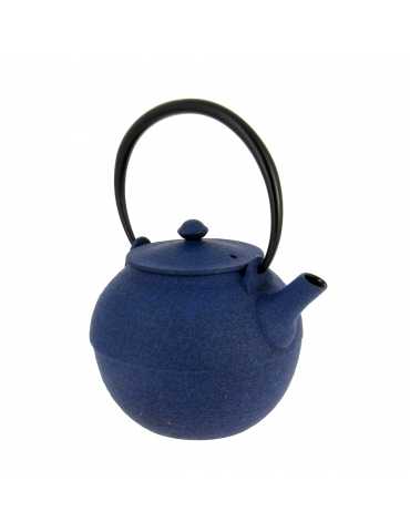 Théière Fonte Wazuqu Ikime Bleue 0.55L - Bonthes