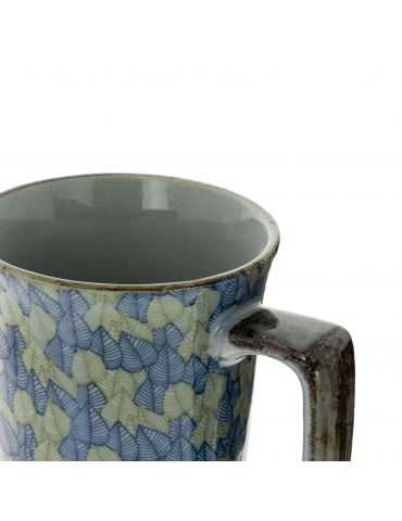 Mug en grès - Feuilles...