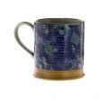 Petit mug en grès - Éventails