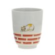 Tasse Chat sur le Mur Rouge