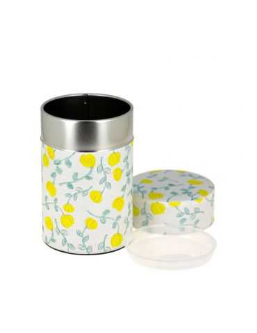 Boite Washi fleurs jaunes