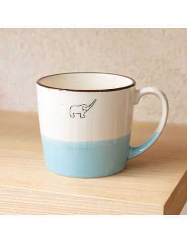 Mug éléphanteau Bleu Ciel
