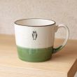 Mug hibou Vert