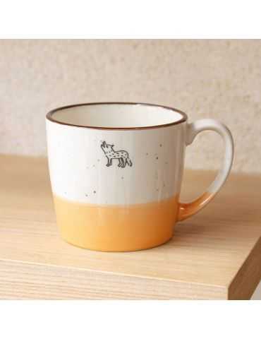 Mug loup Orange
