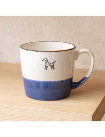 Mug chien Bleu Marine