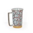 Mug en grès - Marguerites Rouges 40cl