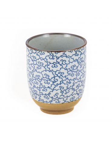 Tasse à thé en grès - Nuages 15cl