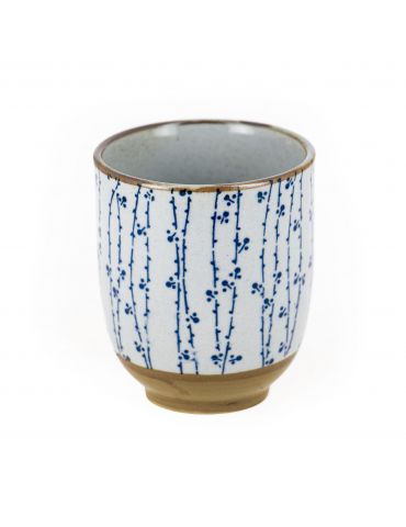 Tasse à thé en grès - Coton 15cl