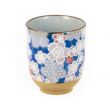 Tasse à thé en grès - Tricolore 15cl