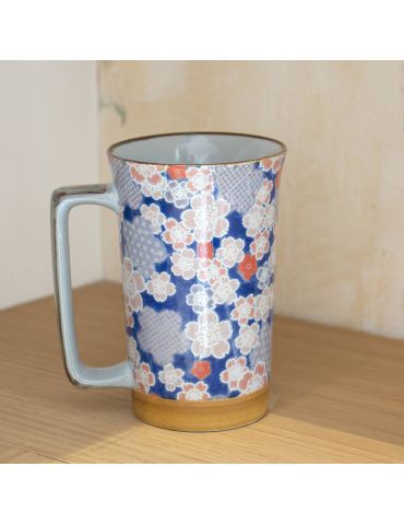 Mug en grès - Tricolore 40cl