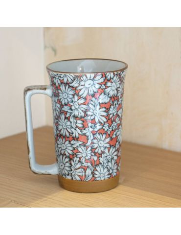 Mug en grès - Marguerites...
