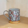Mug en grès - Marguerites Rouges 30cl