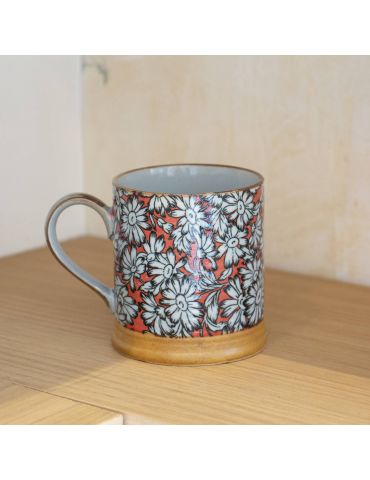 Mug en grès - Marguerites...
